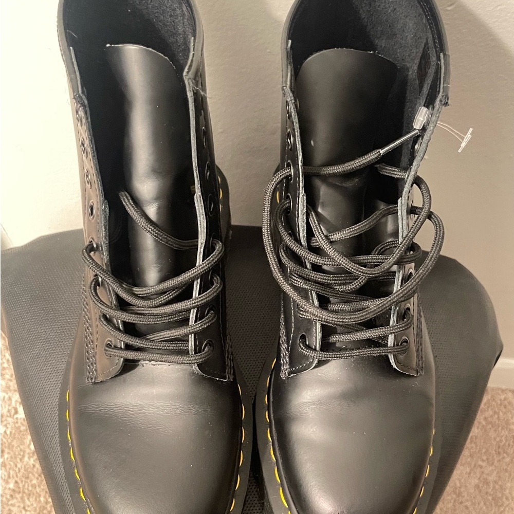 Dr. Martens Black Leather Boots